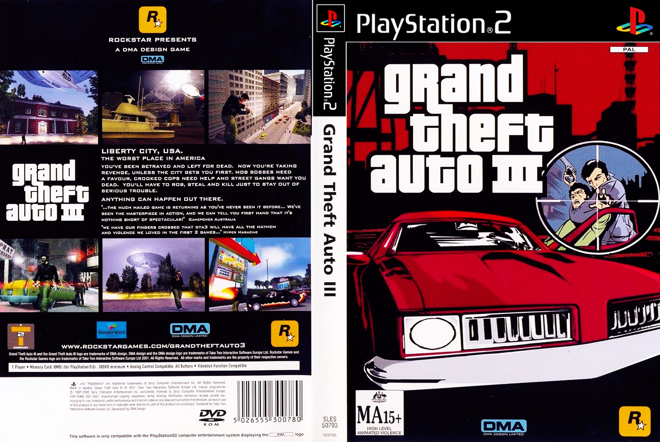 Meu PS2 Nostalgia: Grand Theft Auto III (v1.60) DVD ISO RIPADO PS2